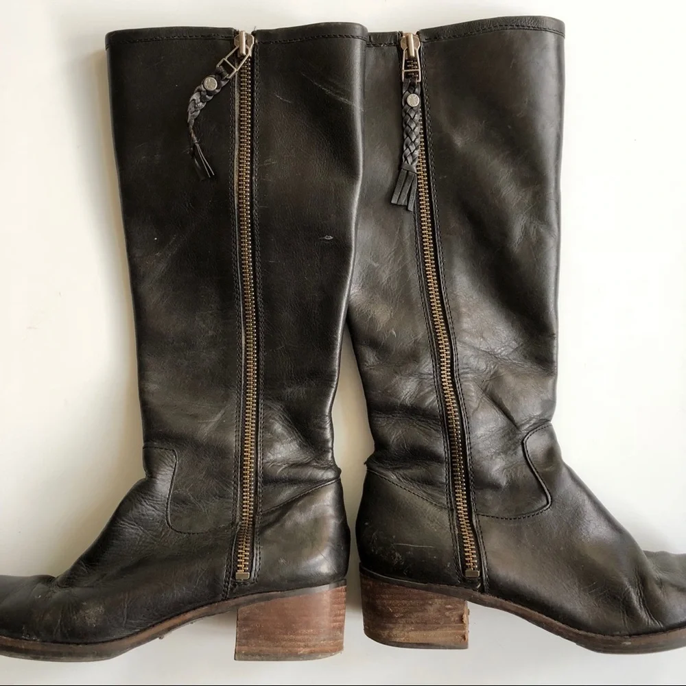 || LUCKY BRAND || KNEE HIGH ALL LEATHER BOOTS